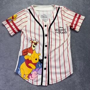 Disney Winnie the Pooh Girls Baseball Jersey Kids Size 14/16 Hunny 66